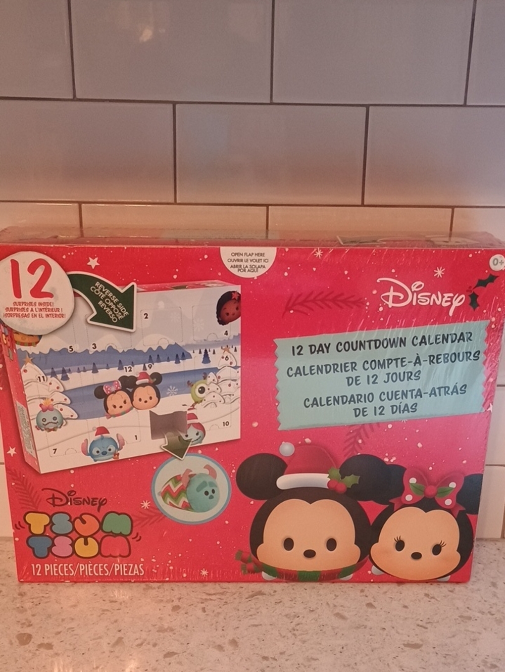 Brand New Still In Plastic Disney Tsum Tsum 12-Day Countdown Calendar